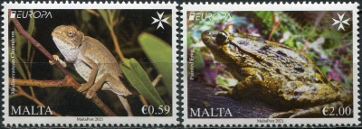 Мальта. 2021. Вымирающие виды животных (Серия Почтовых марок. MNH OG)