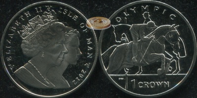 Остров Мэн. 1 крона. 2012 (Unc)