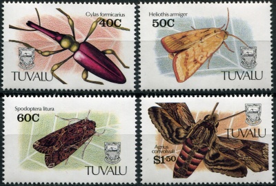 Тувалу. 1991. Насекомые (Серия. MNH OG)