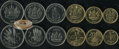 Лесото. Набор №3 (6 монет) 1998-2010