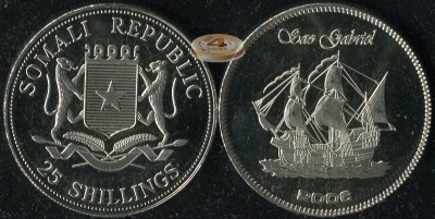 Сомали. 25 шиллингов. 2006 (Prooflike)