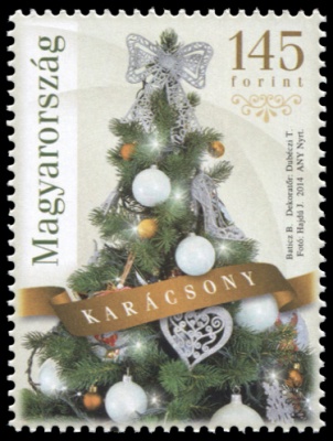 Венгрия. 2014. Рождество 2014 (Почтовая марка. MNH OG)