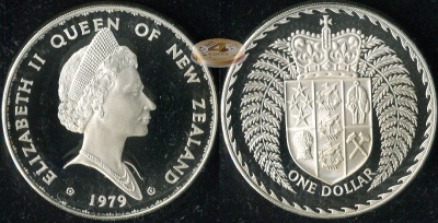 Новая Зеландия. 1 доллар. 1979 (Proof)