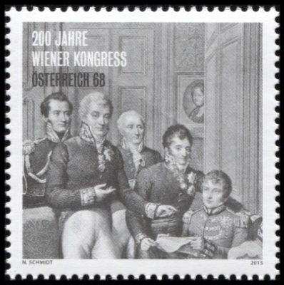 Австрия. 2015. 200 лет Венскому конгрессу (Почтовая марка. MNH OG)