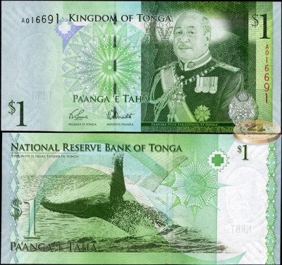 Тонга. 1 паанга (Unc) 2009