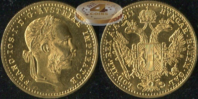 Австрия (Австро-Венгрия). Дукат. 1911 (Unc. Золото)