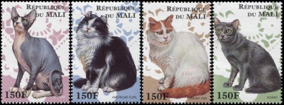 Мали. 1997. Кошки (Серия. MNH OG)