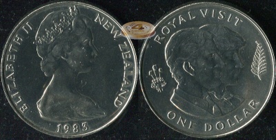 Новая Зеландия. 1 доллар. 1983 (Unc)
