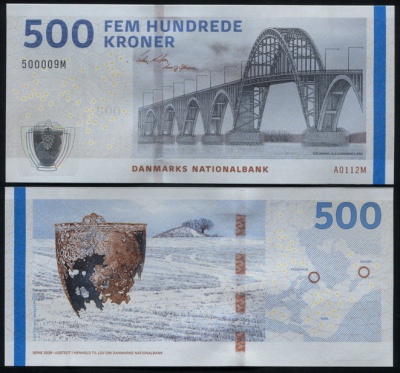 Дания. 500 крон (Unc) 2011