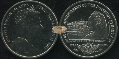 Британские Виргинские о-ва. 1 доллар. 2013 (Unc)