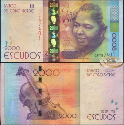 Кабо-Верде. 2000 эскудо (Unc) 2014