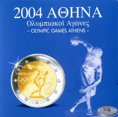 Греция. Официальный набор евро. 2002