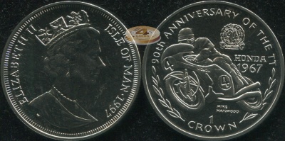 Остров Мэн. 1 крона. 1997 (Unc)