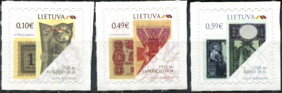 Литва. 2020. Исторические банкноты Литвы (Серия Почтовых марок. MNH OG)
