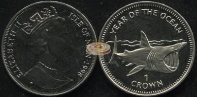Остров Мэн. 1 крона. 1998 (Unc)