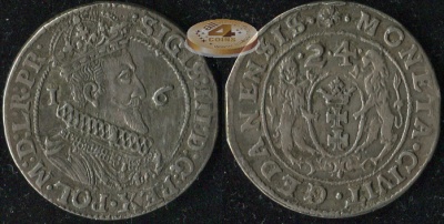 Речь Посполитая [Данциг]. Орт. 1622 (aXF. Серебро)