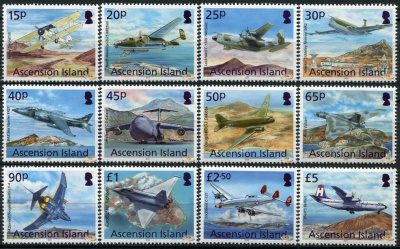 Остров Вознесения. 2013. Гражданская и военная авиация (Серия. MNH OG)