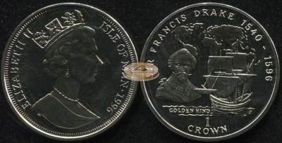 Остров Мэн. 1 крона. 1996 (Unc)