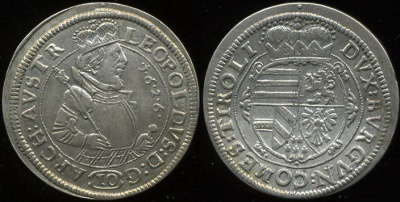 Священная Римская империя. Ценер. 1626 (VF+. Серебро)