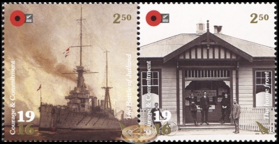 Новая Зеландия. 2016. Anzac Day. Мужество и решимость (Сцепка. MNH OG)