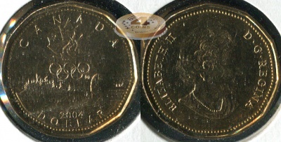 Канада. 1 доллар. 2004 (Unc)