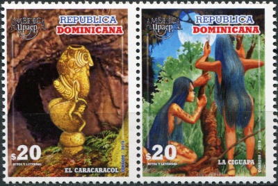 Доминиканская республика. 2012. Мифы и легенды (Сцепка. MNH OG)