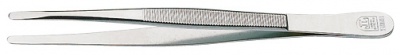 Пинцет 12 см, с закругленным острием (Lindner)