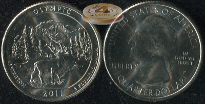 США. Квотер [25 центов]. 2011.P (Unc) Olympic