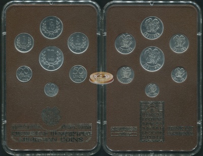 Армения. Официальный набор (Unc. Пластик. 7 монет) 1994