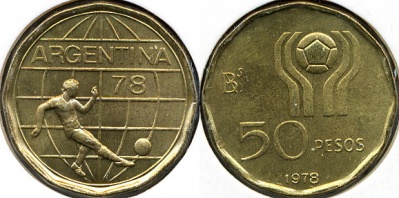 Аргентина. 50 песо. 1978