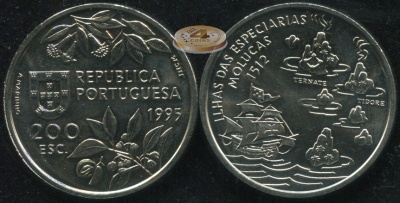 Португалия. 200 эскудо. 1995 (Unc)