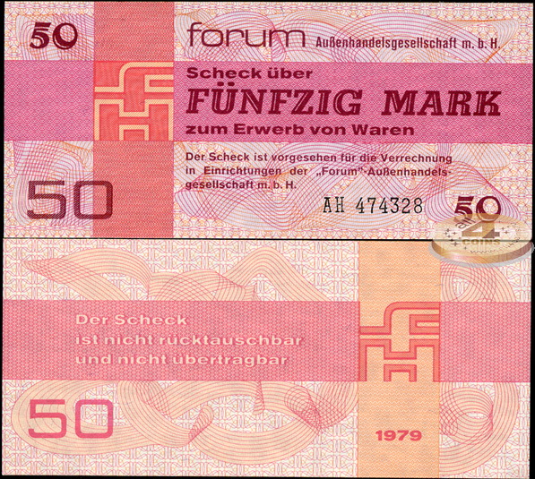 Германия (ГДР, форум). 50 марок(Unc) 1979