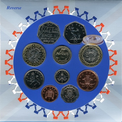 Великобритания. Официальный набор (10 монет) 2005