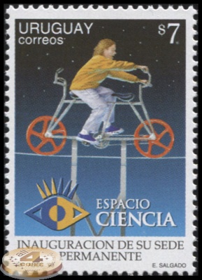 Уругвай. 1999. Выставка "Пространство Науки" в Монтевидео (Почтовая марка. MNH OG)