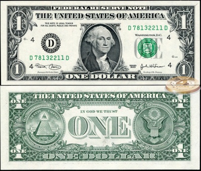 США. 1 доллар (Unc) 2003.D
