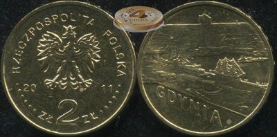Польша. 2 злотых. 2011 (Unc)