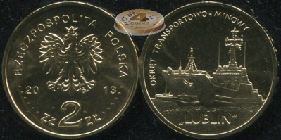 Польша. 2 злотых. 2013 (Unc)