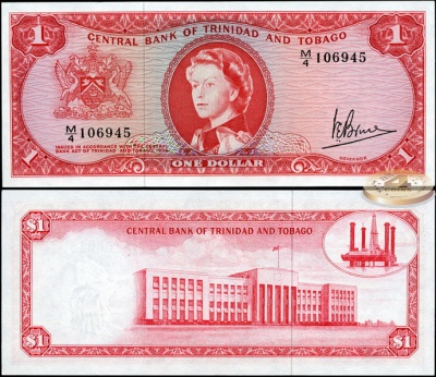 Тринидад и Тобаго. 1 доллар (Unc) L.1964