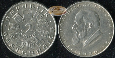 Австрия. 2 шиллинга. 1929 (Unc/aUnc. Серебро)