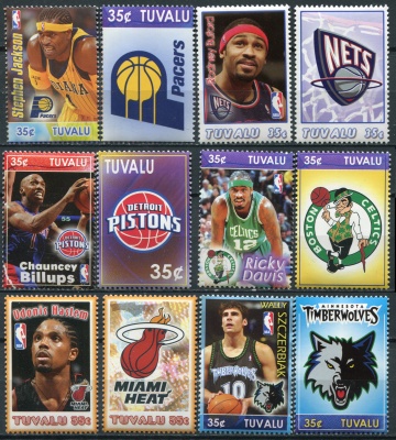 Тувалу. 2006. Баскетбол - команды и игроки NBA (Серия. MNH OG)