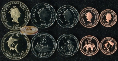 Ниуэ. Набор №1 (5 монет) 2009
