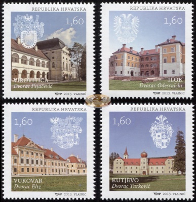 Хорватия. 2013. Замки Хорватии (Серия. MNH OG)