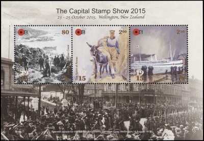 Новая Зеландия. 2015. The Capital Stamp Show 2015 (Блок. MNH OG)