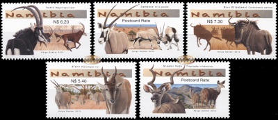 Намибия. 2013. Антилопы Намибии (Серия. MNH OG)