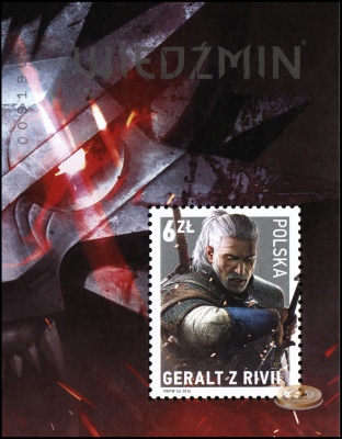 Польша. 2016. Ведьмак (Блок. MNH OG)