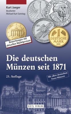 К.Ягер/М.К.Зоннтаг. Монеты Германии с 1871 года. 23 издание. 2013/2014