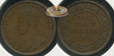 Канада. 1 цент. 1912 (XF)
