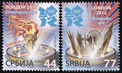 Сербия. 2012. XXX Олимпийские игры в Лондоне (Серия. MNH OG)