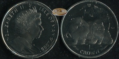 Остров Мэн. 1 крона. 2009 (Unc)