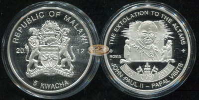 Малави. 5 квачей. 2012 (Proof)